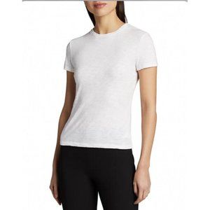 Theory Women's White Apex Tiny Tee 2 size S
